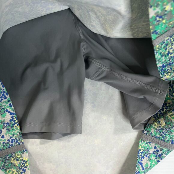 Adidas Green, Gray & Royal Blue Pull on Stretch Golf Tennis Skort Women's Sz M - Picture 3 of 7